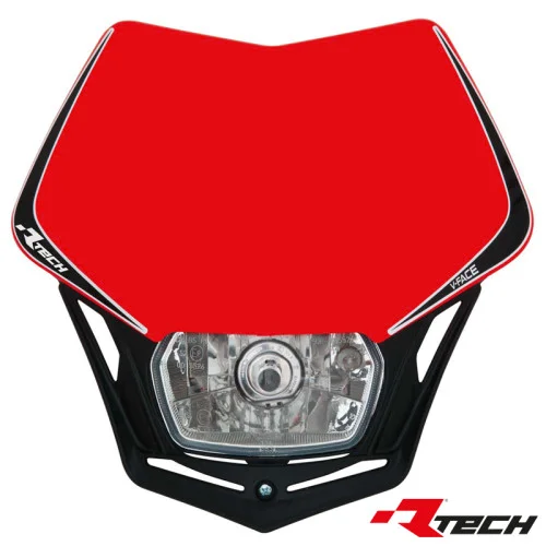 Rtech, Framlampa V-Face, RÖD