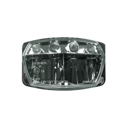 Rtech, Headlight V-Face FULL LED Svart, SVART Rtech, Headlight V-Face FULL LED Svart, SVART