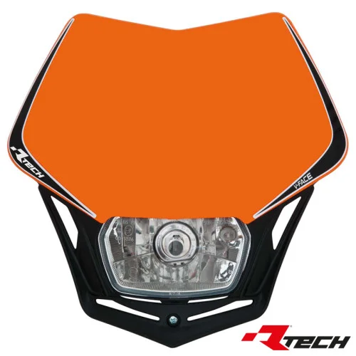 Rtech, Framlampa V-Face, ORANGE Rtech, Framlampa V-Face, ORANGE