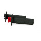 Rtech, R20 LOCK-ON GRIPS HALF WAFFLE BETA, SVART