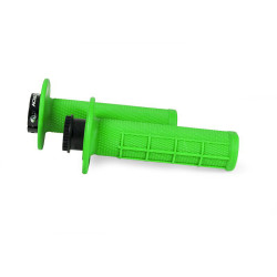 Rtech, R20 LOCK-ON GRIPS HALF WAFFLE, NEON GRÖN
