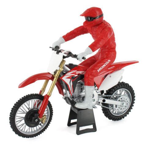 New-Ray, 1:12 HONDA CRF 450R, Med Förare New-Ray, 1:12 HONDA CRF 450R, Med Förare