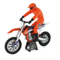New-Ray, 1:12 KTM 450 SX-F, Med Förare New-Ray, 1:12 KTM 450 SX-F, Med Förare