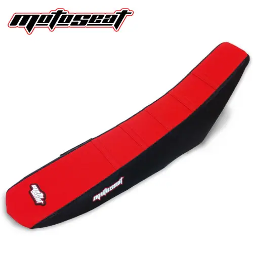 Moto Seat, Ribbat Överdrag, RÖD SVART, Suzuki 05-07 RM-Z450 Moto Seat, Ribbat Överdrag, RÖD SVART, Suzuki 05-07 RM-Z450