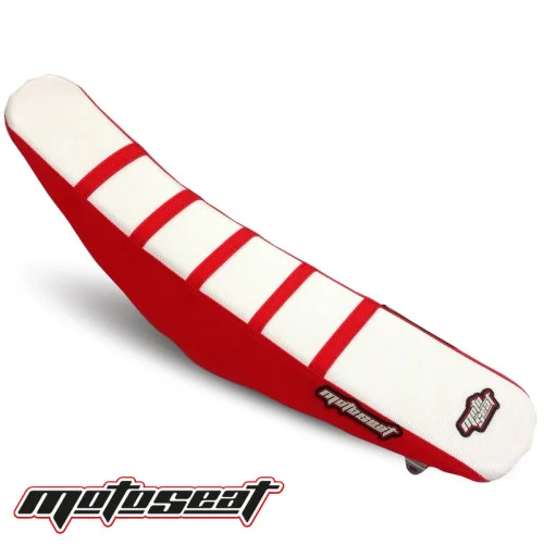 Moto Seat, Ribbat Överdrag Ltd Edt, SVART VIT RÖD, Suzuki 08-17 RM-Z450 Moto Seat, Ribbat Överdrag Ltd Edt, SVART VIT RÖD, Suzuki 08-17 RM-Z450