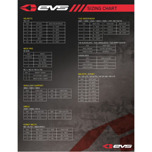 EVS Sports, SB03 Axelskydd, VUXEN, S
