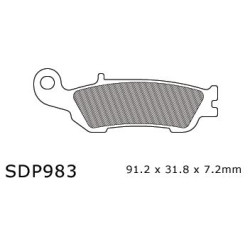 DP Brakes, Bromsbelägg, FRAM, Yamaha 16-20 WR450F, 08-19 YZ450F, 16-19 WR250, 17-21 WR250F, 08-21 YZ250, 07-20 YZ250F, 08-21 YZ125, FANTIC 21-23 XE 125, 21 XX 125