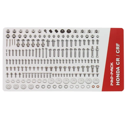 Holeshot, Komplett Skruvkit, Honda 02-20 CRF450R, 05-18 CRF450X, 99-07 CR250R, 04-21 CRF250R, 04-19 CRF250X, 99-07 CR125R, 03-07 CR85R, 07-23 CRF150R Holeshot, Komplett Skruvkit, Honda 02-20 CRF450R, 05-18 CRF450X, 99-07 CR250R, 04-21 CRF250R, 04-19 CRF250X, 99-07 CR125R, 03-07 CR85R, 07-23 CRF150R