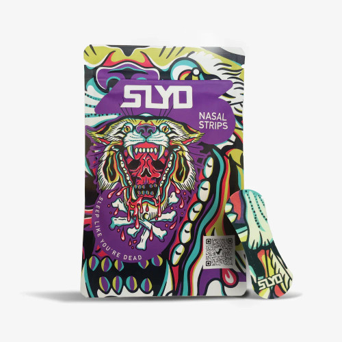 SLYD, Nasal Strips, MAX FLOW Tiger (35 Pack)