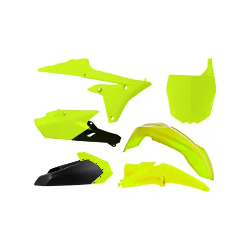 Rtech, Plastkit, NEON GUL, Yamaha 14-17 YZ450F, 14-18 YZ250F Rtech, Plastkit, NEON GUL, Yamaha 14-17 YZ450F, 14-18 YZ250F