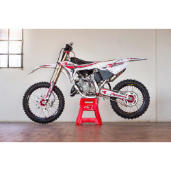 Rtech, Plastkit REVOLUTION, SVART VIT, Yamaha 16-19 WR250, 02-21 YZ250, 02-21 YZ125