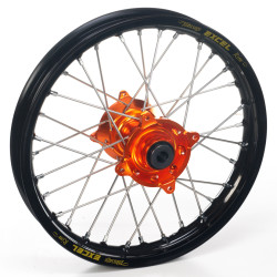 Haan Wheels, Komplett Hjul, 1,60, 14", BAK, SVART ORANGE, KTM 16-24 65 SX, Husqvarna 17-24 TC 65, GasGas 24 MC 65, 21-23 MC 65