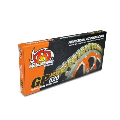 Moto-Master, Kedja MX GP-Gold, 118 Länkar, 520 Moto-Master, Kedja MX GP-Gold, 118 Länkar, 520