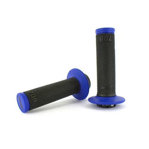 Progrip, 708 Dual Density Full Diamond LOCK ON GRIPS, SVART BLÅ Progrip, 708 Dual Density Full Diamond LOCK ON GRIPS, SVART BLÅ
