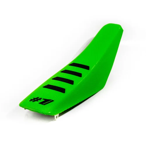 Onegripper Sadelöverdrag - Ribbat Grön/Svart Onegripper Sadelöverdrag - Ribbat Grön/Svart