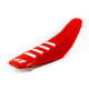 Onegripper Sadelöverdrag - Ribbat Röd/Vit Onegripper Sadelöverdrag - Ribbat Röd/Vit