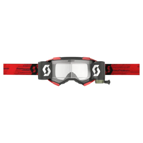 Scott Glasögon Fury WFS dark red clear works Scott Glasögon Fury WFS dark red clear works