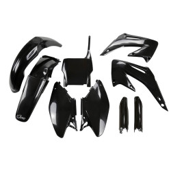 UFO Plastkit med Gaffelbensskydd Honda black