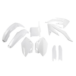 UFO Plastkit med Gaffelbensskydd Honda white
