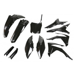 UFO Plastkit med Gaffelbensskydd Honda black