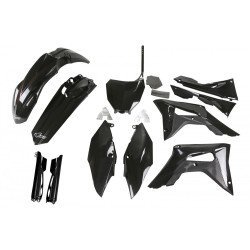 UFO Plastkit med Gaffelbensskydd Honda black