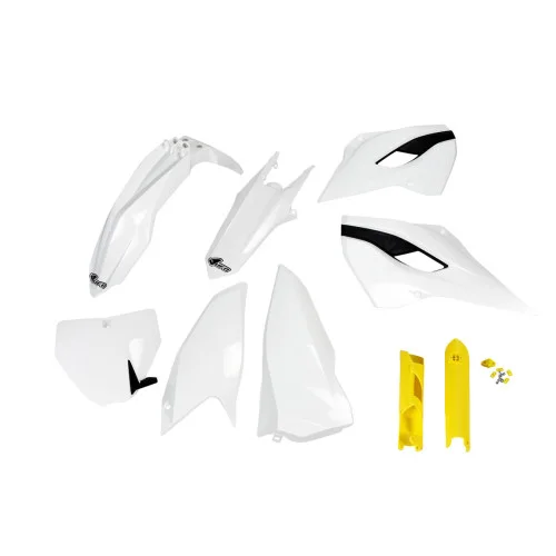 UFO Plastkit med Gaffelbensskydd Husqvarna 999 UFO Plastkit med Gaffelbensskydd Husqvarna 999