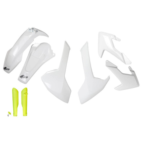 UFO Plastkit med Gaffelbensskydd Husqvarna 999 19 UFO Plastkit med Gaffelbensskydd Husqvarna 999 19