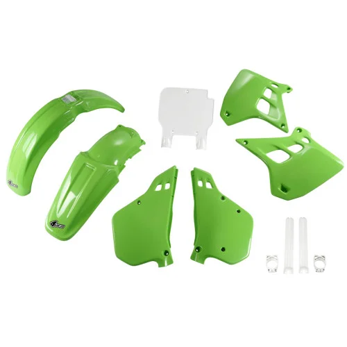 UFO Plastkit med Gaffelbensskydd Kawasaki 999 90 UFO Plastkit med Gaffelbensskydd Kawasaki 999 90