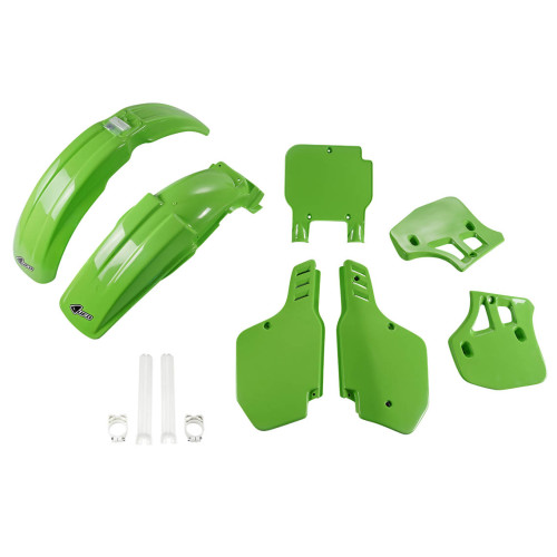 UFO Plastkit med Gaffelbensskydd Kawasaki 999 91 UFO Plastkit med Gaffelbensskydd Kawasaki 999 91