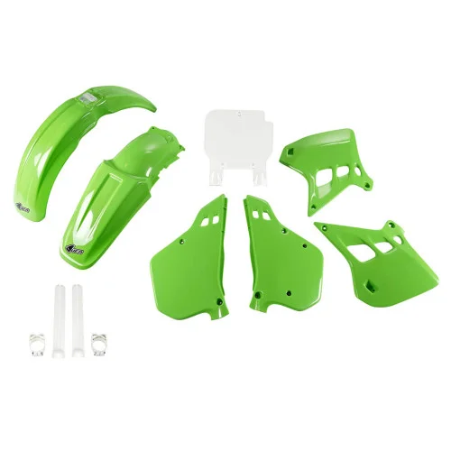 UFO Plastkit med Gaffelbensskydd Kawasaki 999 90 UFO Plastkit med Gaffelbensskydd Kawasaki 999 90