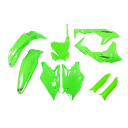UFO Plastkit med Gaffelbensskydd Kawasaki neon green