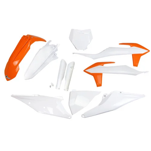 UFO Plastkit med Gaffelbensskydd Ktm 999 20 & 22 UFO Plastkit med Gaffelbensskydd Ktm 999 20 & 22