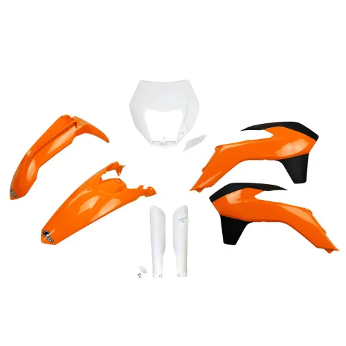 UFO Plastkit med Gaffelbensskydd Ktm 999 14 UFO Plastkit med Gaffelbensskydd Ktm 999 14