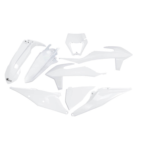 UFO Plastkit Ktm white 20-24 UFO Plastkit Ktm white 20-24