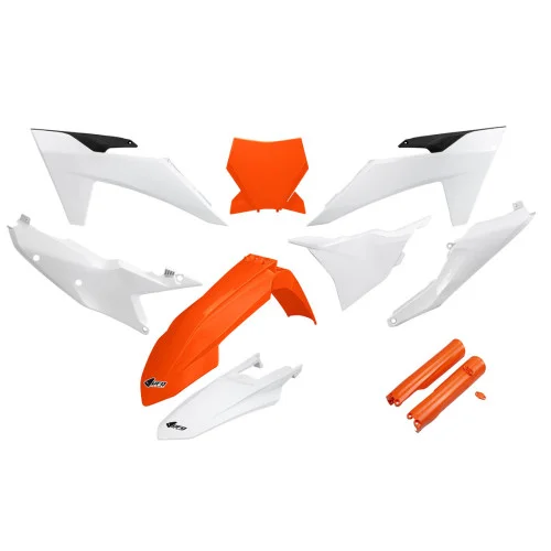 UFO Plastkit med Gaffelbensskydd Ktm 999 23 UFO Plastkit med Gaffelbensskydd Ktm 999 23