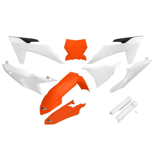 UFO Plastkit med Gaffelbensskydd Ktm 999 24 UFO Plastkit med Gaffelbensskydd Ktm 999 24