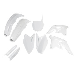 UFO Plastkit med Gaffelbensskydd Suzuki white