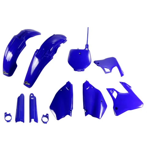 UFO Plastkit med Gaffelbensskydd Yamaha blue UFO Plastkit med Gaffelbensskydd Yamaha blue