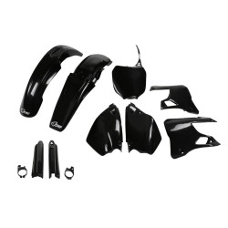 UFO Plastkit med Gaffelbensskydd Yamaha black