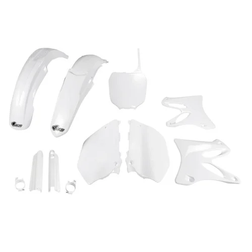 UFO Plastkit med Gaffelbensskydd Yamaha white UFO Plastkit med Gaffelbensskydd Yamaha white