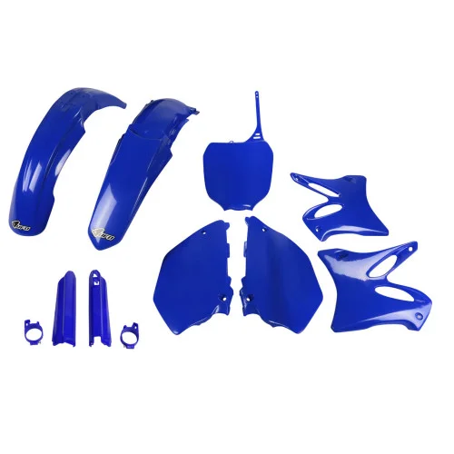 UFO Plastkit med Gaffelbensskydd Yamaha blue UFO Plastkit med Gaffelbensskydd Yamaha blue