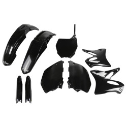 UFO Plastkit med Gaffelbensskydd Yamaha black UFO Plastkit med Gaffelbensskydd Yamaha black
