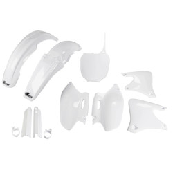 UFO Plastkit med Gaffelbensskydd Yamaha white