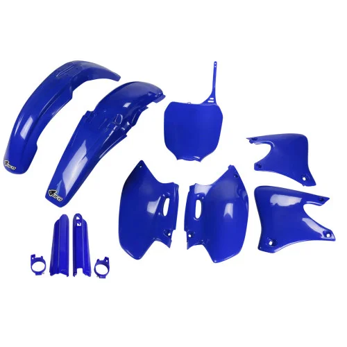 UFO Plastkit med Gaffelbensskydd Yamaha blue UFO Plastkit med Gaffelbensskydd Yamaha blue