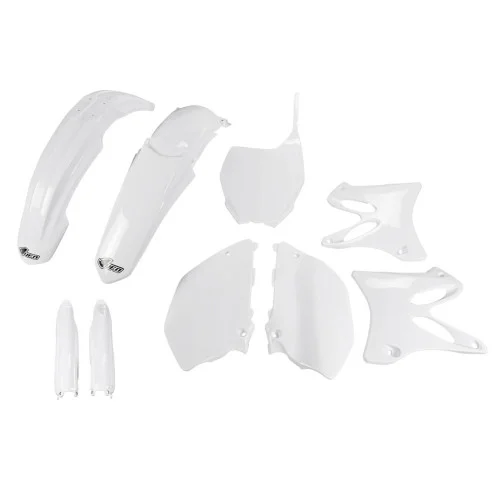 UFO Plastkit med Gaffelbensskydd Yamaha white UFO Plastkit med Gaffelbensskydd Yamaha white