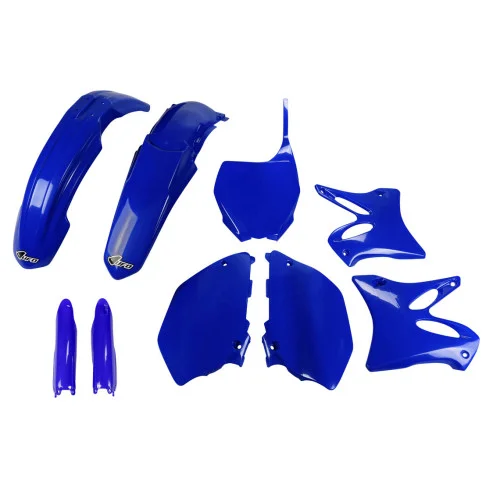 UFO Plastkit med Gaffelbensskydd Yamaha blue UFO Plastkit med Gaffelbensskydd Yamaha blue