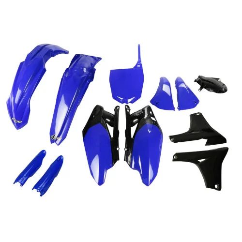 UFO Plastkit med Gaffelbensskydd Yamaha blue UFO Plastkit med Gaffelbensskydd Yamaha blue