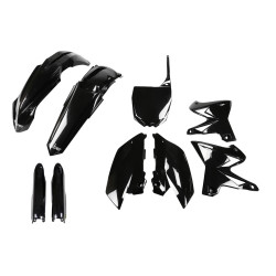 UFO Plastkit med Gaffelbensskydd Yamaha black UFO Plastkit med Gaffelbensskydd Yamaha black