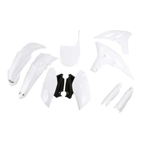 UFO Plastkit med Gaffelbensskydd Yamaha white UFO Plastkit med Gaffelbensskydd Yamaha white