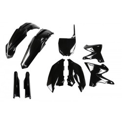 UFO Plastkit med Gaffelbensskydd Yamaha black UFO Plastkit med Gaffelbensskydd Yamaha black